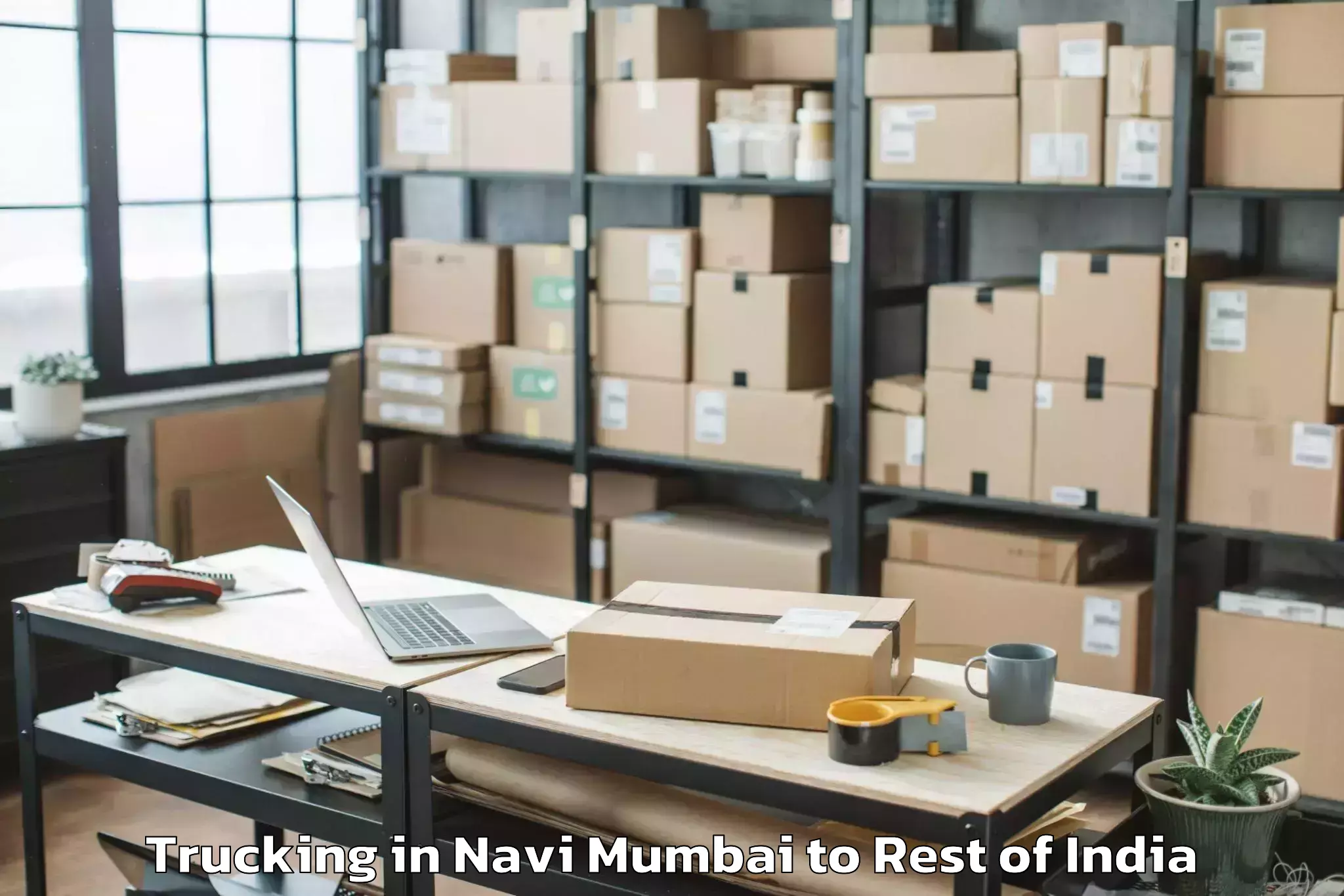 Easy Navi Mumbai to Mulakalapalle Trucking Booking